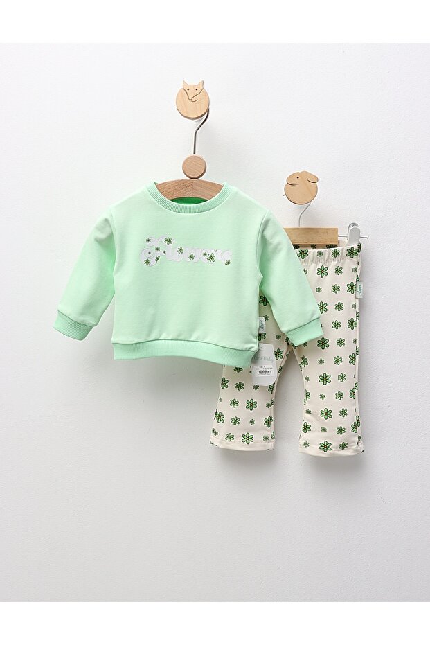 Compleu Flowers and Spring, verde - 1