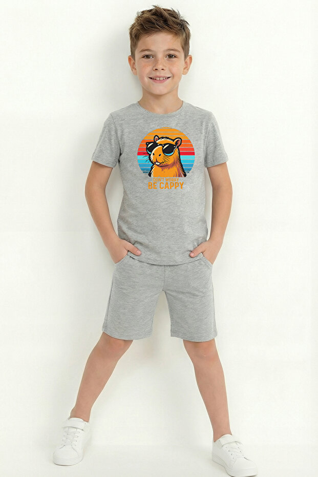 Boy's Printed Shorts Set B19