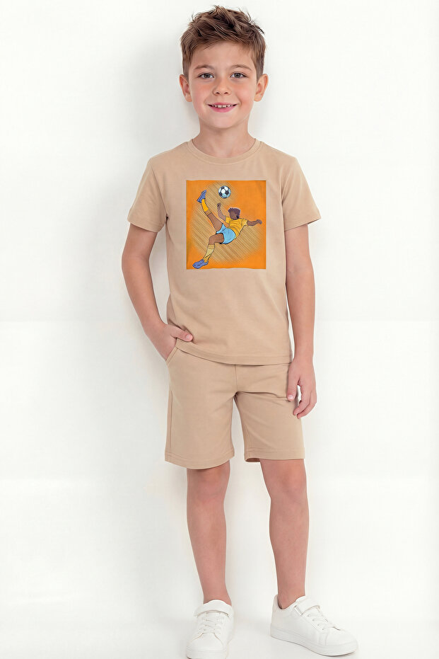 Boy's Printed Shorts Set B20