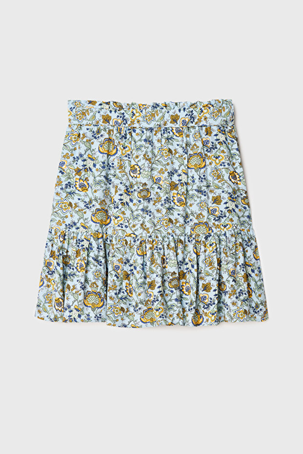 تنورة صغيرة مطبوعة قصة بشكل جرس - 2