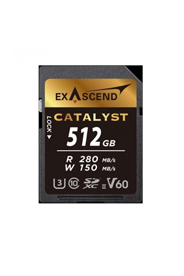 بطاقة ذاكرة Catalyst SD سعة 512 جيجابايت، UHS-II / V60 / U3 / الفئة 10، سرعة القراءة: 280 ميجابايت/ثانية، سرعة الكتابة: 150 ميجابايت/ثانية