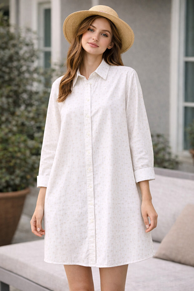 Keten Tunik Gömlek - 4