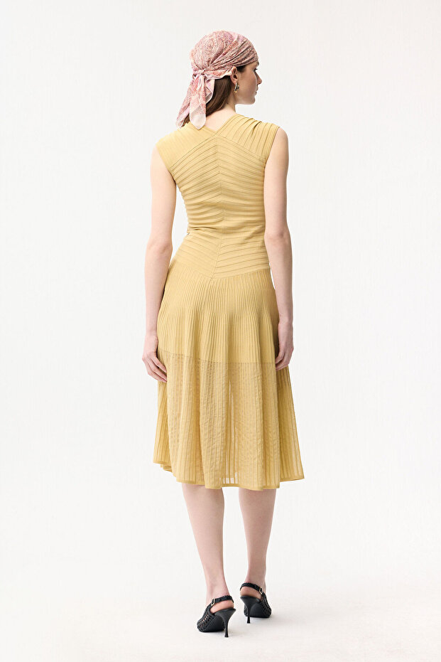 Ajurlu Triko Elbise - 5