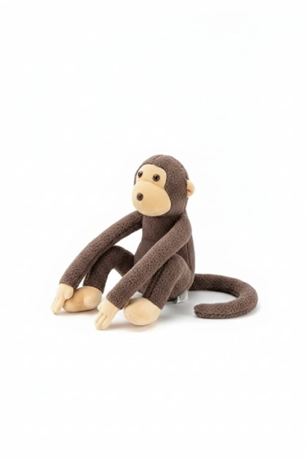 Elleri Yapisan Play and Sleep Companion Plush Monkey Toy Hugging Monkey