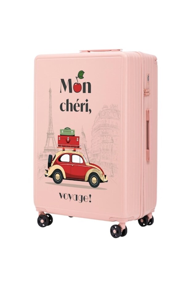 Large Suitcase Mon Chéri with Eiffel Tower - 1