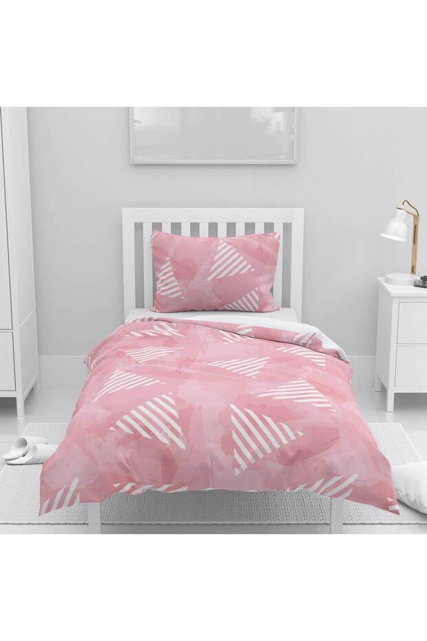 Children's Room Cotton Lu Duvet Cover Set Bed Sheet Sız Soyut Geometrik No.55107