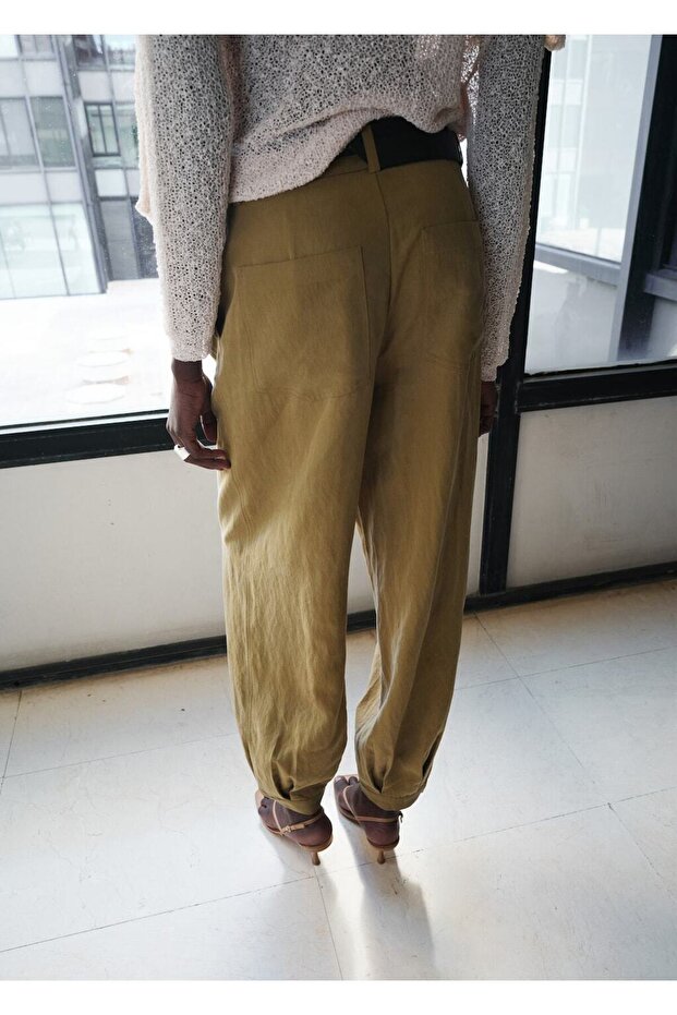 Lyocell harem pants - 4