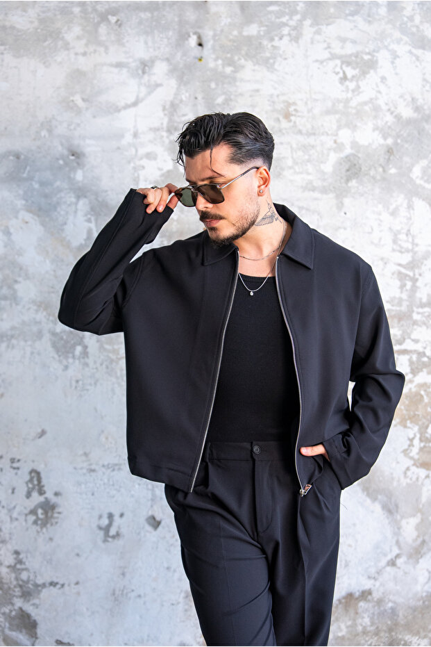 Box Fit Basic Takım Lacivert - 5