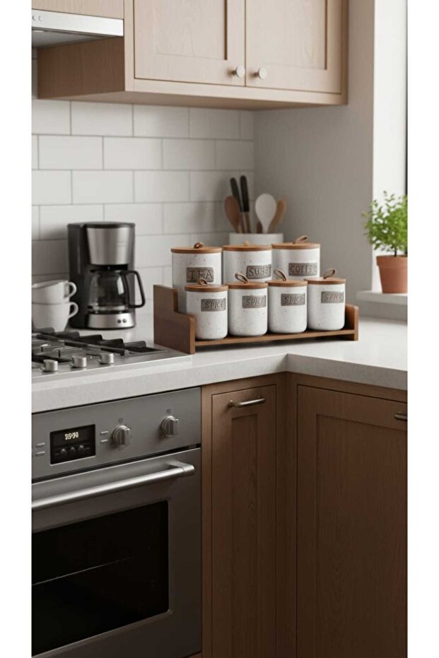 طقم برطمانات علب بهارات وتوابل - 3