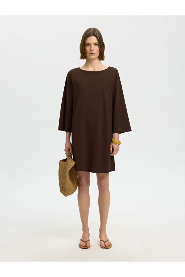 Midikleid Viskosemix - 1