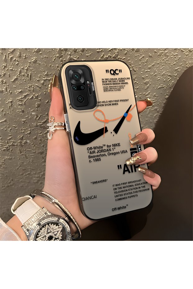 Redmi Note 10 Pro Compatible Silicone Edge Hard Back Anti-Fall Phone Case Air Patterned
