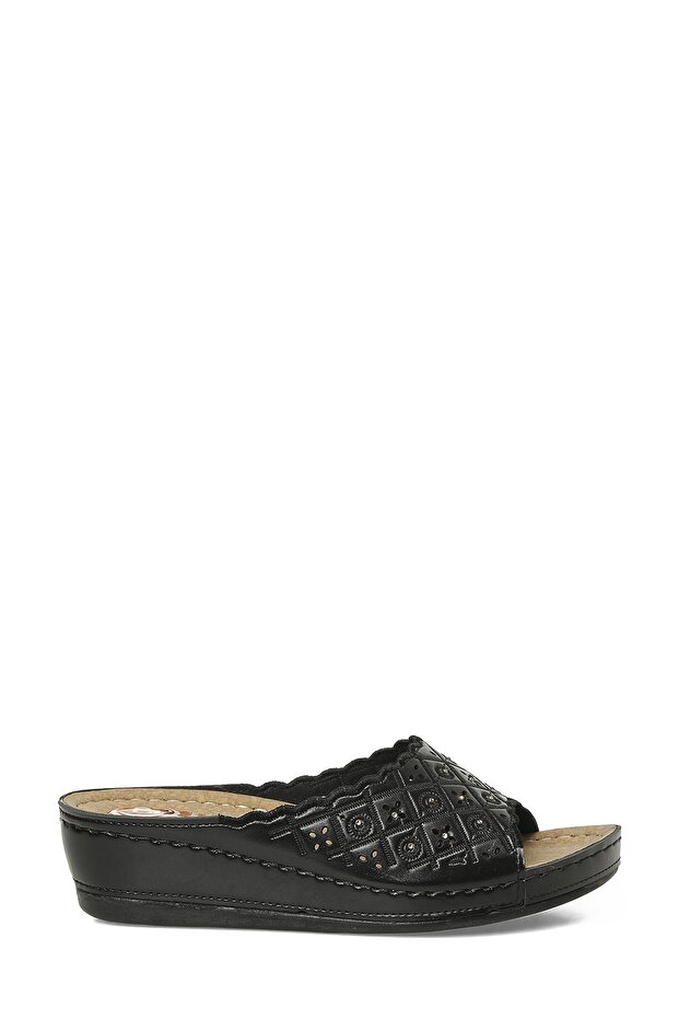 164390.Z6Fx Black Women Slipper