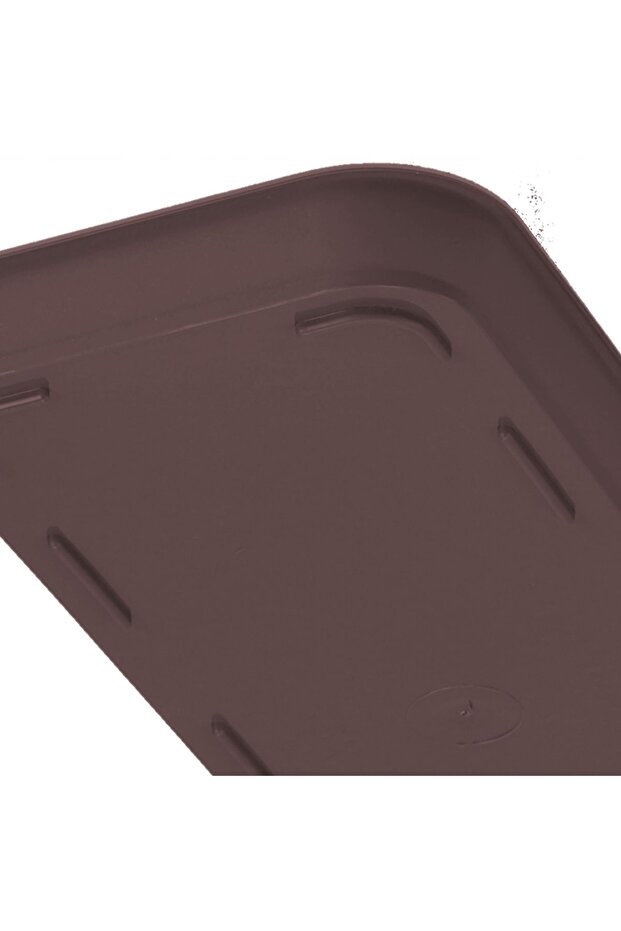 Flowerpot Stand 60cm Rectangular Plastic Tray Brown - 7