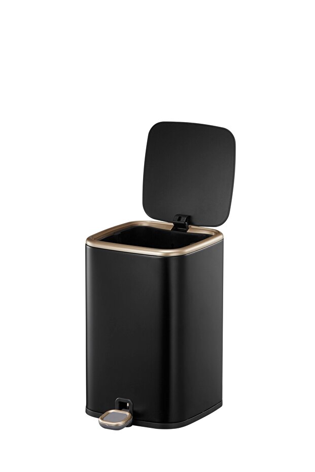 EKO 9L CUBO STAINLES STEEL PEDAL BIN BLACK