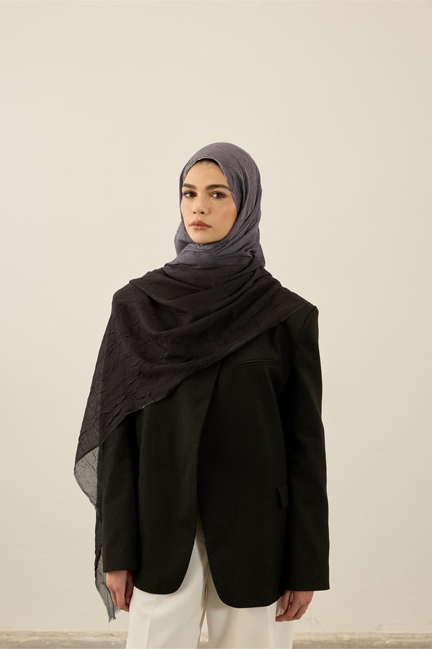 Gradient Pattern Aya Kraş Shawl - 1