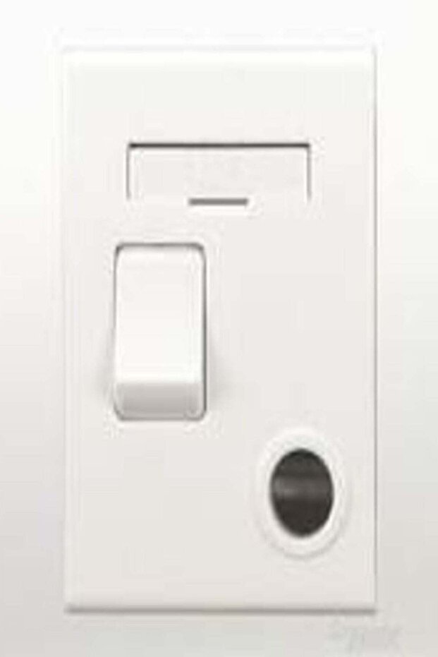 KB31DFSG Vivace - switched fuse mechanism - 13 A 250 V - white
