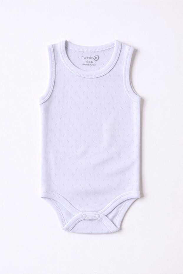 100% Organic Cotton Jacquard Athlete Baby Bodysuit