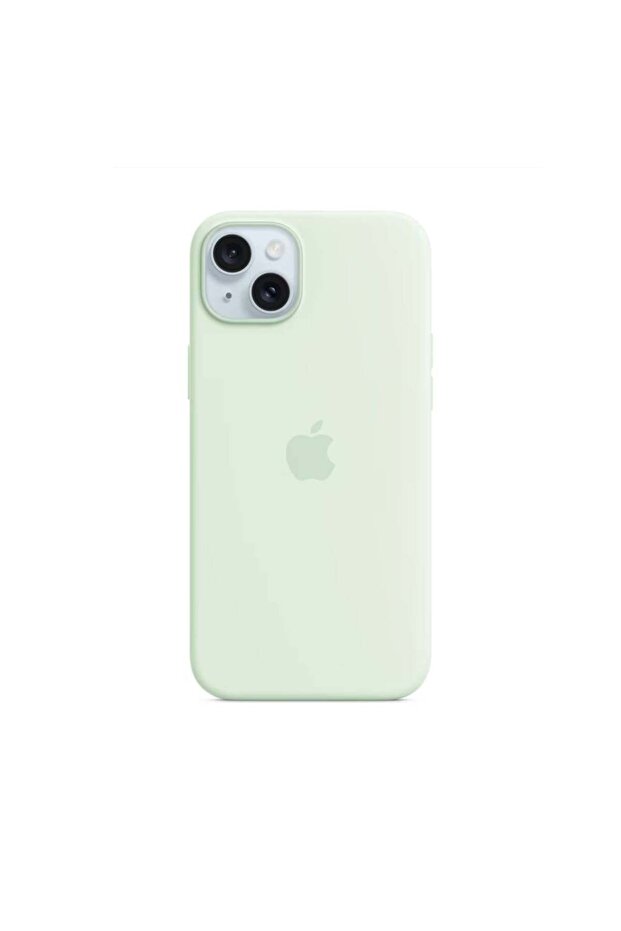 Compatible iPhone 15 Plus Case - Soft-mint Silicone - 1