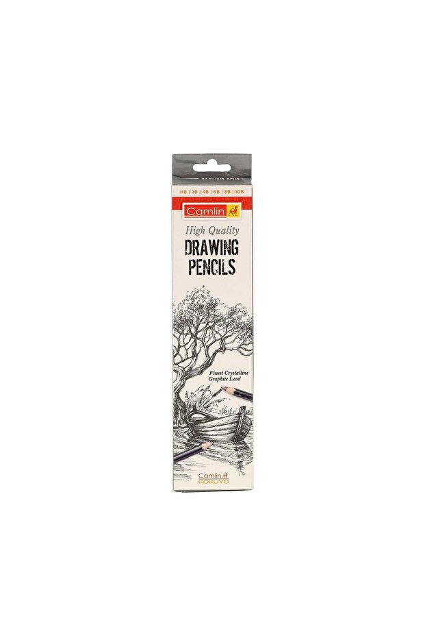 Camlin High Quality Drawing Pencils 6 Shades Assorted