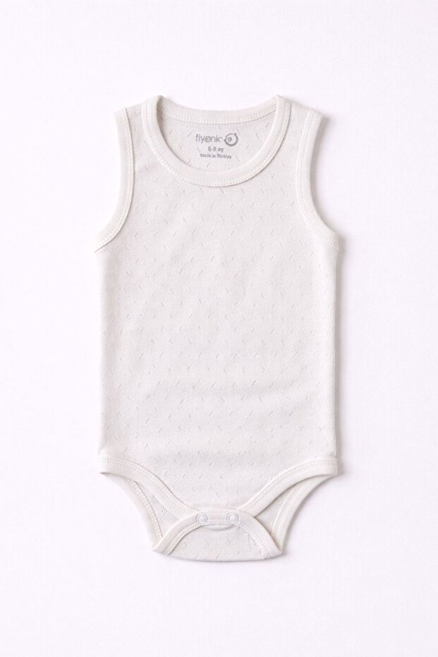 100% Organic Cotton Jacquard Athlete Baby Bodysuit