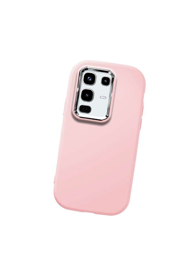 حافظة هاتف من السيليكون الناعم باللون الوردي متوافقة مع كاميرا Infinix Note 50 Pro منقوش