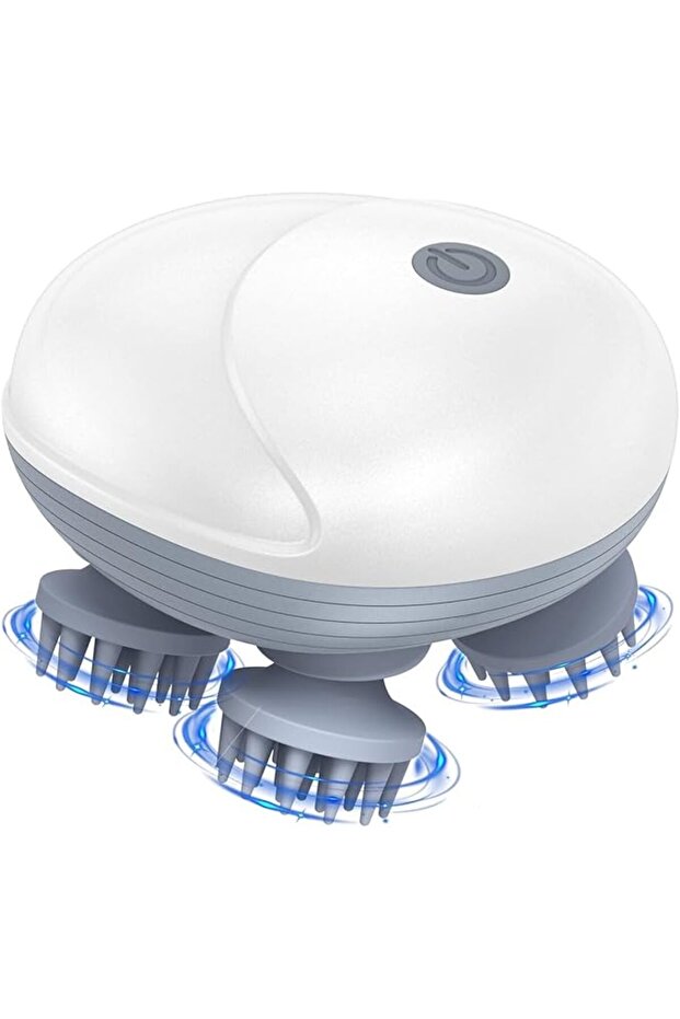 Scalp Massager, Rechargeable Electric Head Massage Machine, 3 Speed Modes, Handheld Portable