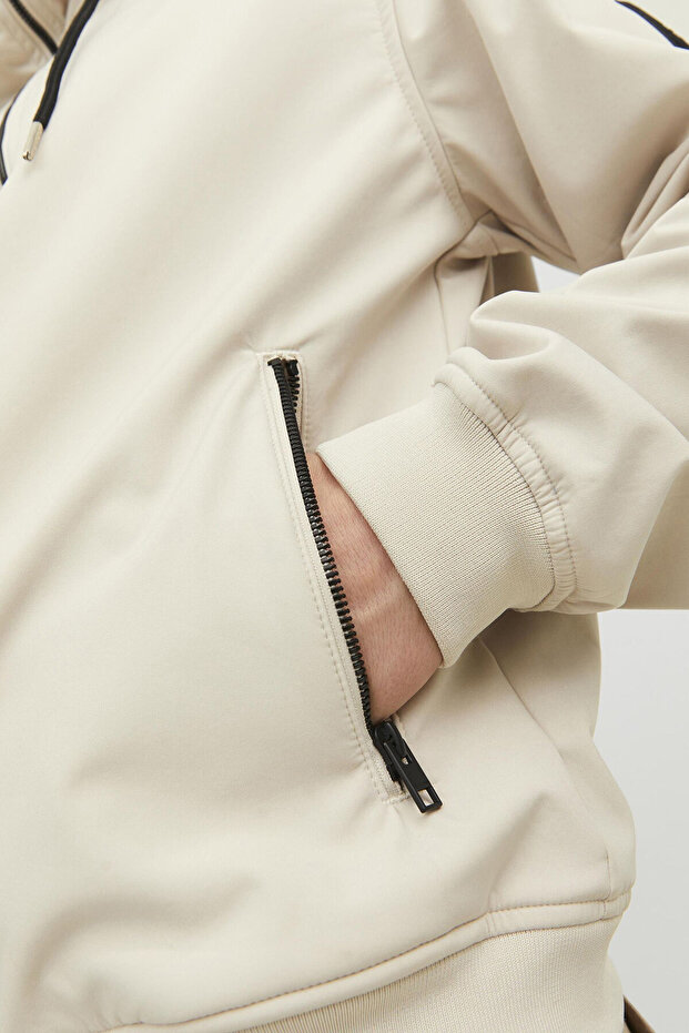 Erkek Kapüşonlu Ceket - Basic - 4