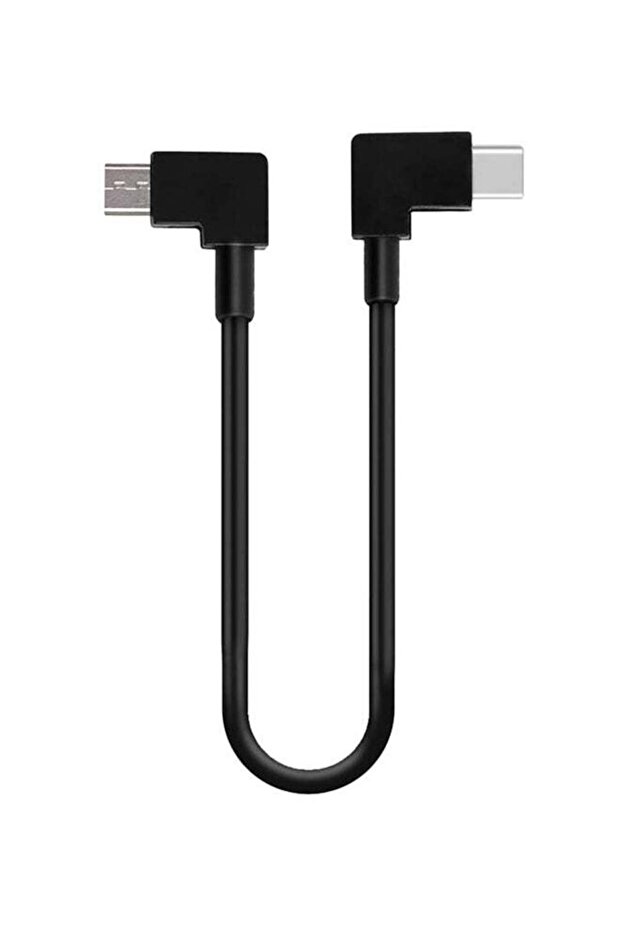 Type-C To Micro USB Data Sync Cable Black - 1