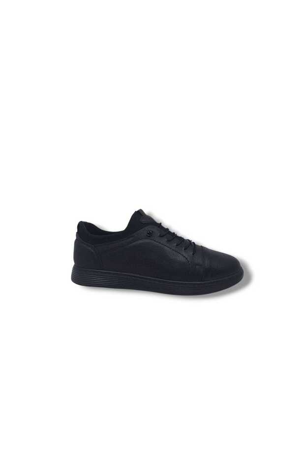 Banner 310 Men's Black Socks Model Genuine Leather PU Sole (Lightweight) Casual Shoes