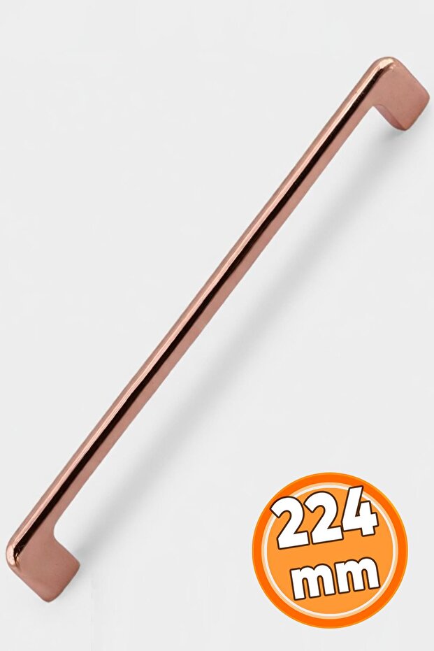 Metal Cabinet Handle 224 mm Drawer Handles Kitchen Cabinet Handle Furniture Handle Rose Gold
