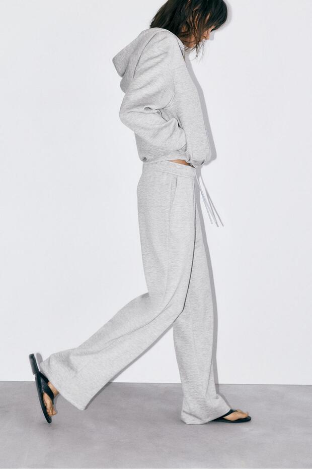 Wide leg eşofman altı - 1