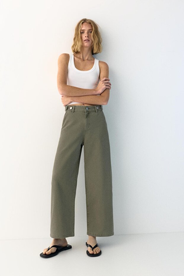 Beli ayarlanabilir balon jean - 2