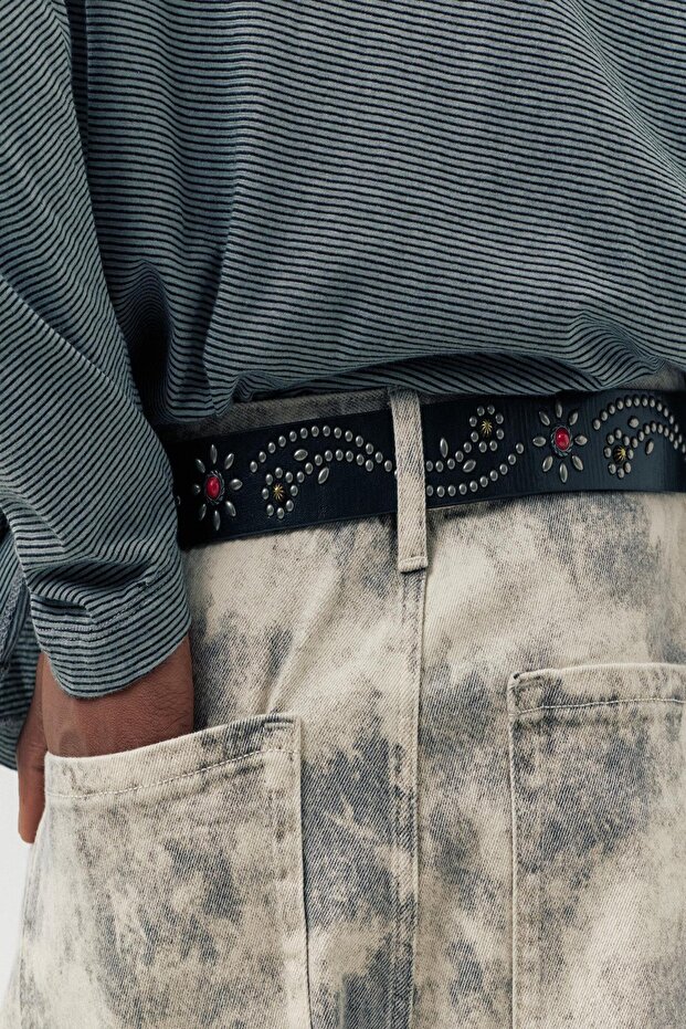 Kovboy taşlı kemer - 4