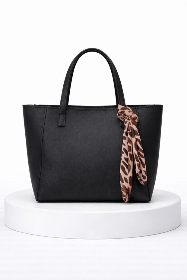 Sofia Model Black Large Women's Shoulder Bag
