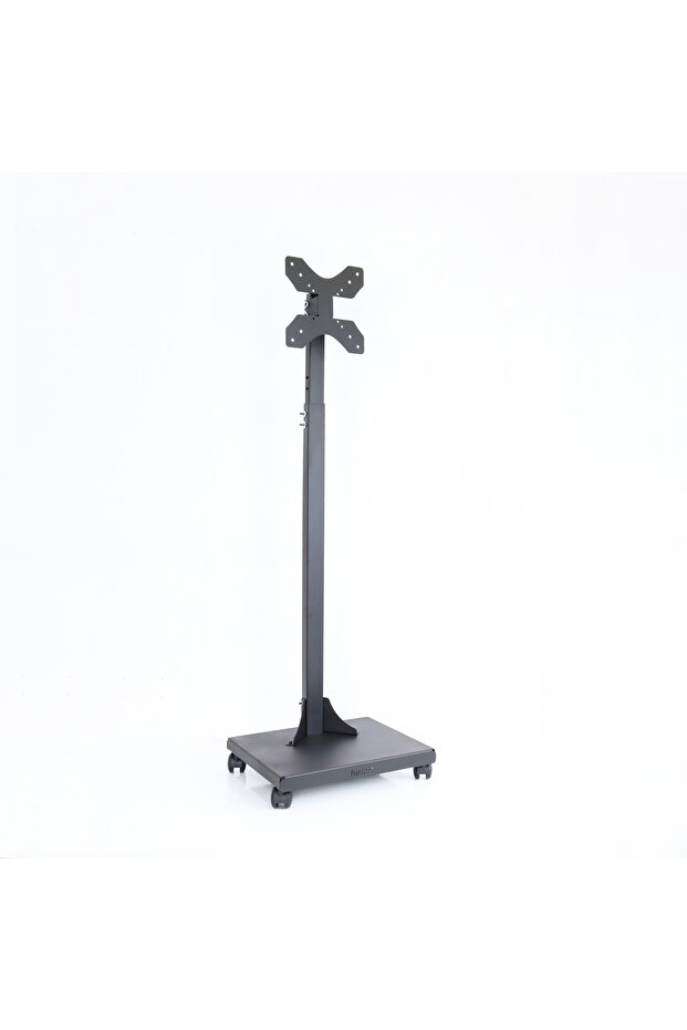 Hansdo Yükseklik Ayarlı Hareketli TV Standı – 22″ – 43″ TV İle Uyumlu – Metal – Siyah – STVS3