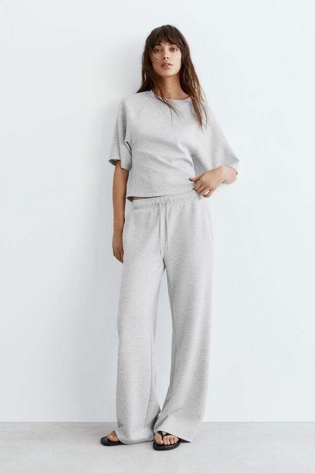 Wide leg eşofman altı - 2