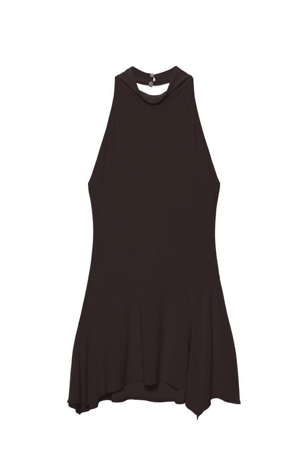 Kısa halter elbise - 3