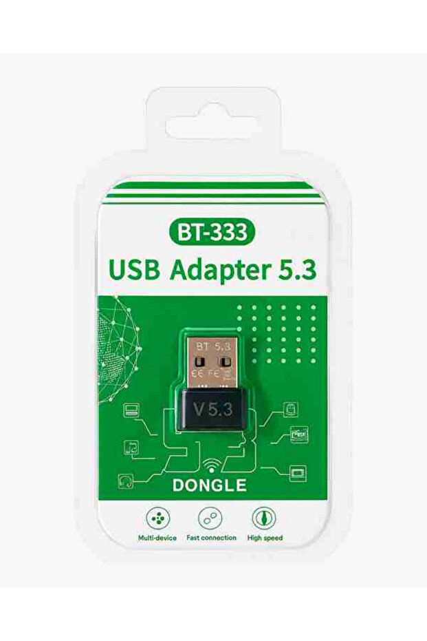 محول USB بتقنية البلوتوث 5.3 - جهاز استقبال الاتصال اللاسلكي للكمبيوتر الشخصي والكمبيوتر المحمول