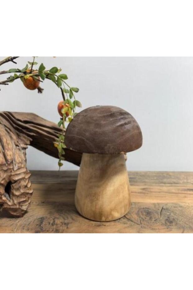 مجسم فطر خشب Wooden Mushroom Model