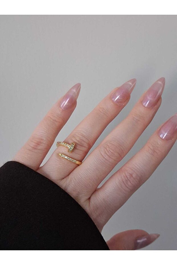 خاتم كارتي بتصميم ذهبي - 3