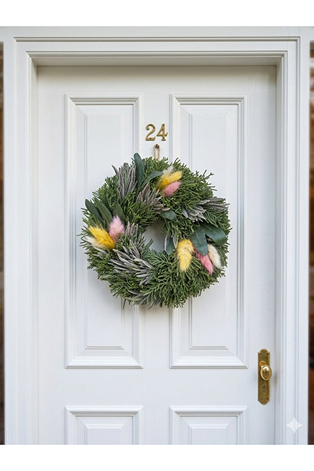 Doğal kapı çelenk 16 cm - 1