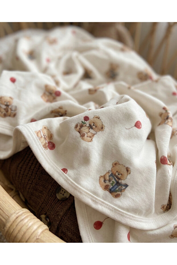 Teddy Combed Cotton Blanket - 1