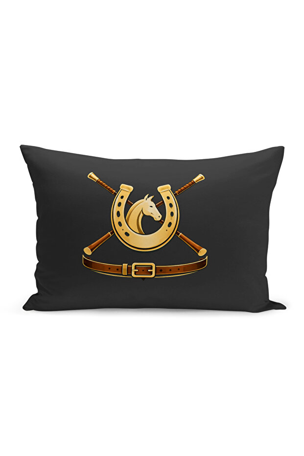Classic Horse Series Double Sided Digital Printed Throw Pillow Cover (Horse)