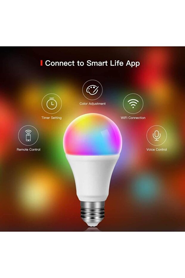 مصباح LED ذكي متعدد الألوان - 2