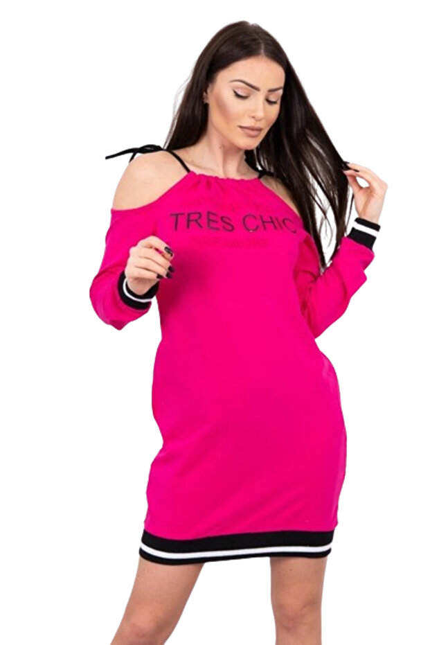Rochie fuchsia Tres Chic - 1
