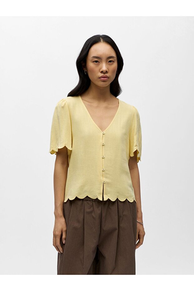 Bluse V-Ausschnitt - 1