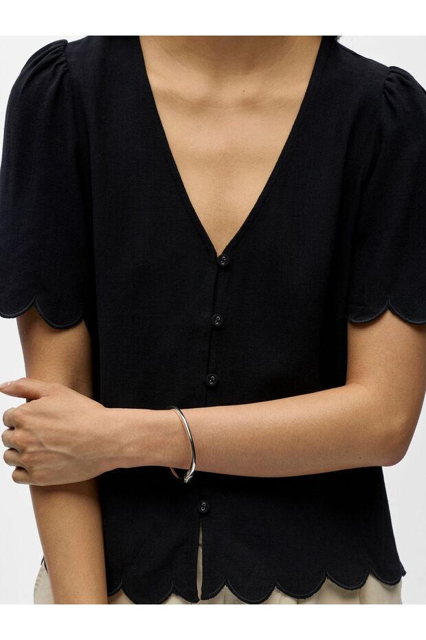 Bluse V-Ausschnitt - 5