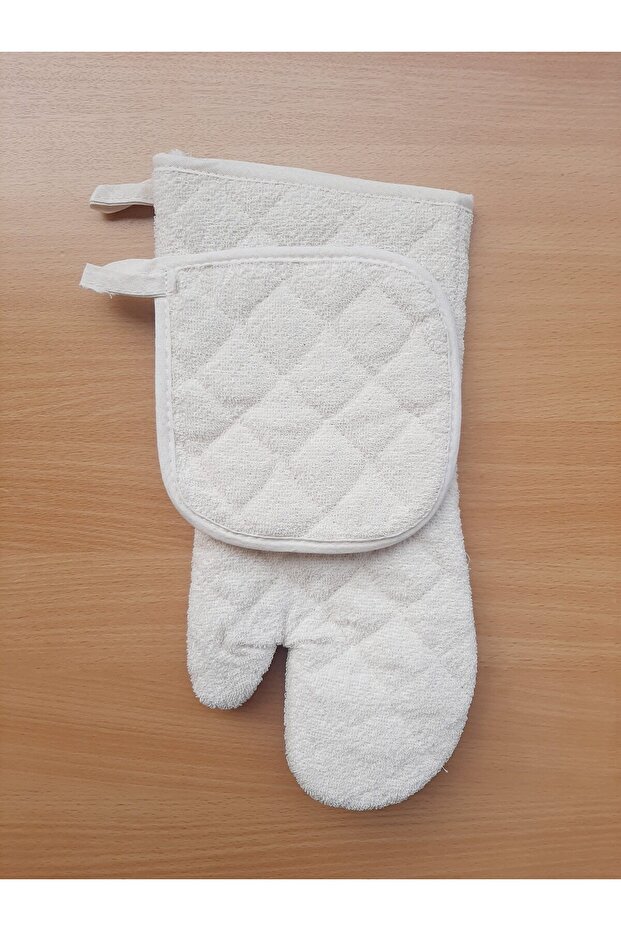 Large Size Fireproof Oven Mitt and Holder Heat Resistant Oven Mitt and Holding Cloth