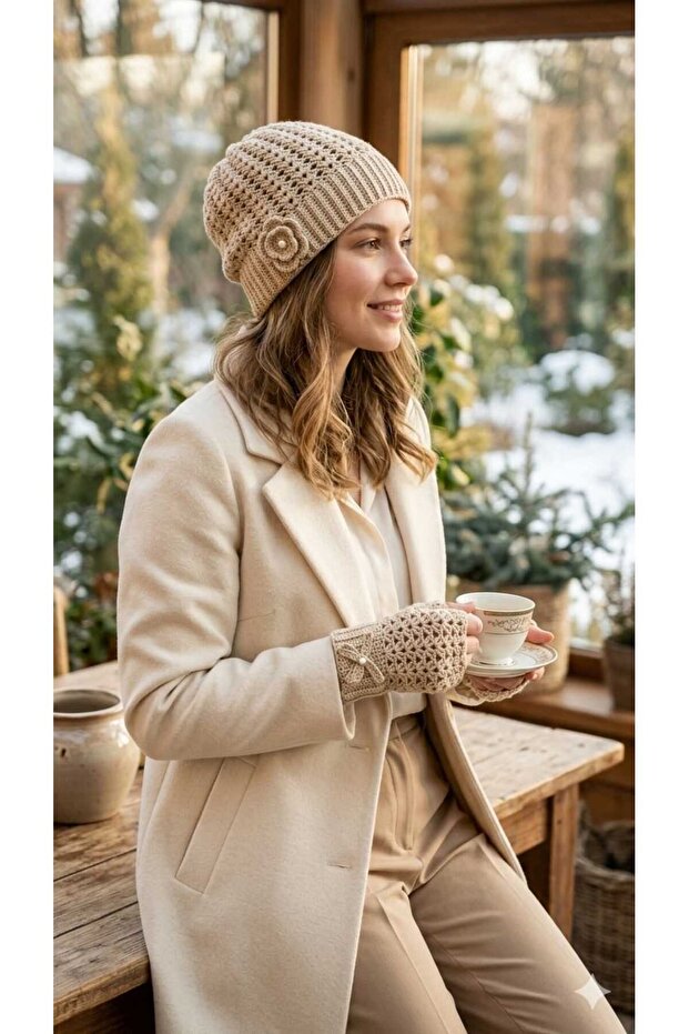 ŞIK GÖRÜNÜM EL ÖRMESİ BERE VE ELDİVEN - 1