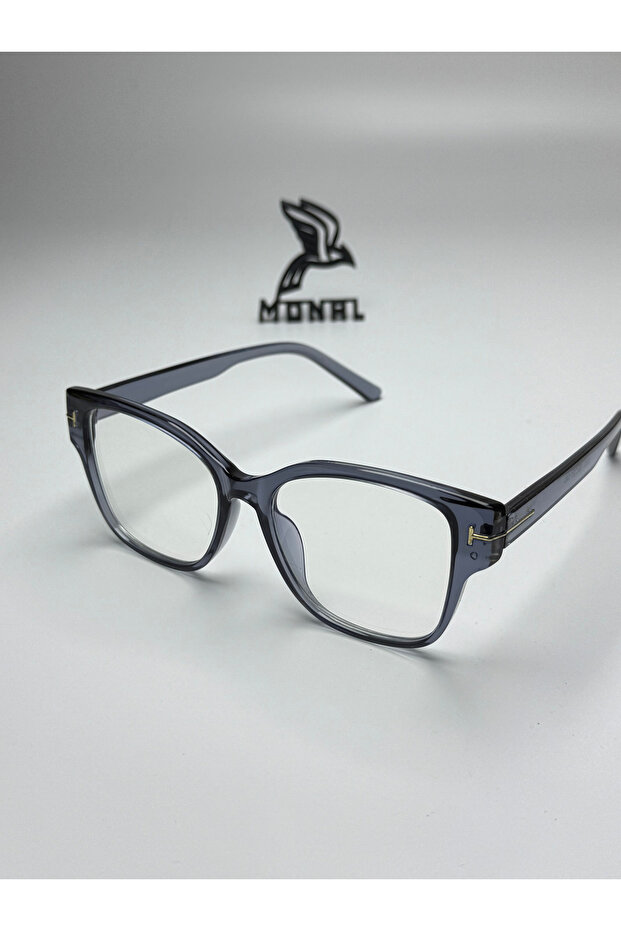 Glasses with T-Shaped Protective Screens, Timeless Angular Model, Optimally Compatible. - 4